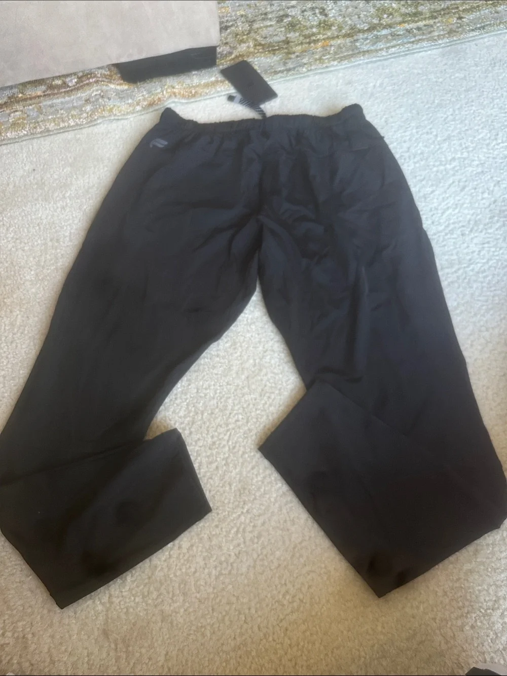 Fabletics Men's Black Drawstring Joggers